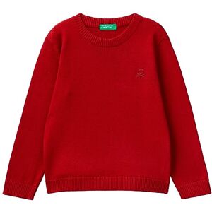 United Colors of Benetton Mixte Maille G/C M/L  Sweater, Rosso 0v3, 2 ans - Publicité