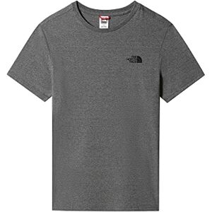 The North Face Men's Simple Dome Short Sleeve Tee Homme TNF Mid Grey Heather (STD) FR: S (Taille Fabricant: S) - Publicité