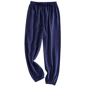 Hxiaen Pantalon long élastique pour enfant bébé fille garçon Pantalon long élastique Pantalon bouffant décontracté Jogger Sport Danse Pantalons enfants, Marine, 10-12 ans - Publicité