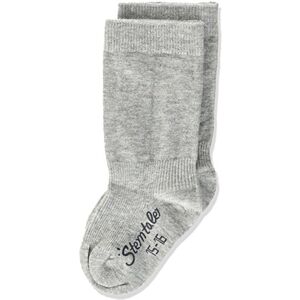 Sterntaler Calzettoni DP Uni Chaussettes, Gris (Silber Mélange 542), 30 (Lot de 2) Garçon - Publicité