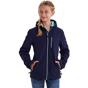 Killtec Girls Jacke Softshell/Veste de Plein air avec Capuche, dunkelnavy, 128 - Publicité