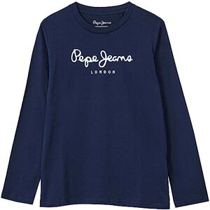 Pepe Jeans Nouveau Herman N T-Shirt, Bleu (Navy), 18 Ans Garçon - Publicité