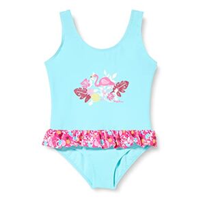 Playshoes UV-Schutz Badeanzug Flamingo Maillot une pièce, Turquoise (Türkis 15), 122 (Taille fabricant: 122/128) Fille - Publicité