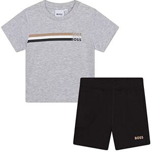 Boss Short et t-shirt en coton Gris 100% Coton 18MOIS - Publicité