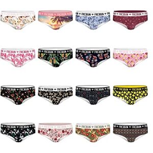 FREEGUN Pack Surprise Culotte Fille Microfibre, Modèle Aléatoirement Choisi (Lot de 5), Noir, Rose, Blanc, Jaune, Taille 8/10 Ans - Publicité