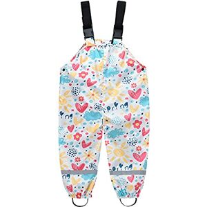 Seven BB Garçons Filles Pantalon De Pluie Enfants Imperméable sur Pantalon Enfant Fleur Pantalon De Pluie Enfants Vêtements De Pluie 5 Ans - Publicité