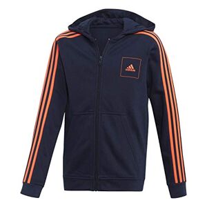 Adidas JB A AAC FZ HD Sweat-Shirt Garçon Collegiate Navy/Collegiate Navy/App Solar Red FR : XS (Taille Fabricant : 5-6Y) - Publicité