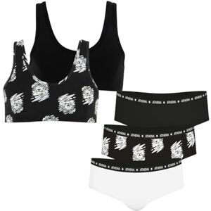 Athena Girl Mode Ensemble de Lingerie, Blanc Tigre Noir, 6 Ans Fille - Publicité