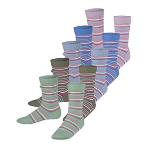 Esprit Multi Stripe 5-Pack, Chaussettes Mixte Enfant, Coton, Multicolore (Sortiment 20), 27-30 (Lot De 5) - Publicité
