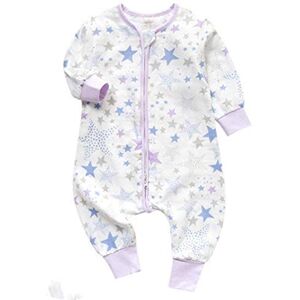 Elonglin Bébé Grenouillère Pyjama zippé en Coton Impression de Dessin Animé Mignon Style 8ZI(avant4 après2) M 90CM - Publicité