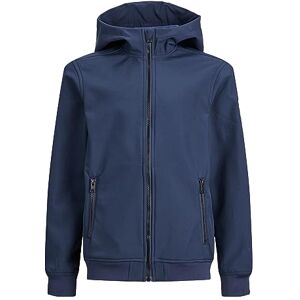 Jack & Jones Junior Jjebasic Softshell Hood Sn JNR Veste, Blazer Bleu Marine, 14 Ans Garçon - Publicité