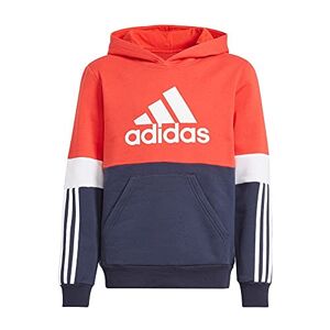 Adidas B CB FL HD Sweatshirt Boys, Legend Ink/Vivid Red/White, 6 Anni - Publicité