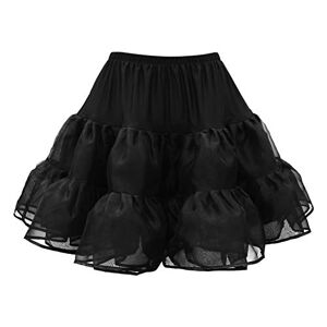 BlackButterfly Enfants Longue Entièrement en Organza Satin Jupon (Noir, 3-4 Ans) - Publicité