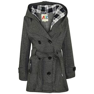A2Z 4 Kids Enfants Filles Parka Veste Encapuchonné Tranché Manteau Mode Wool Blends Jacket 007 Charcoal 5-6 - Publicité