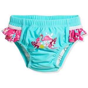 Playshoes UV-Schutz Windelhose Flamingo Couche Culotte De Bain, Turquoise (Türkis 15), 74 (Taille Fabricant: 74/80) Bébé Fille - Publicité