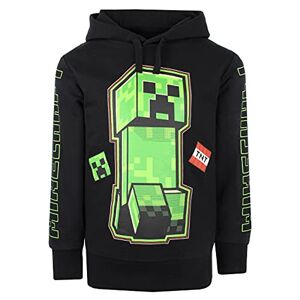 Minecraft Manteau à Capuche Noir Minecraft Manteau à Capuche Noir pour garçons Manteau à Capuche pour Enfants du Jeu Minecraft Vêtements Minecraft avec Creeper Minecraft Age 5-6 Ans - Publicité