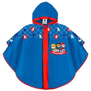 PERLETTI Poncho Pluie Enfant Garcon Paw Patrol La Pat Patrouille Cape Imperméable Capuche Boutons Léger Manteau EVA Coupe Vent Chiots Policiers Skye Marshall Chase (Rouge Bleu, 3-6 Ans) - Publicité