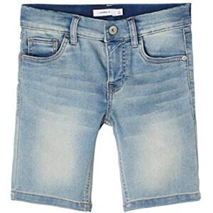 NAME IT NKMTHEO DNMTHAYERS 1166 SWE LSHORTS Noos Short, Bleu Jeans Clair, 116 cm Garçon - Publicité