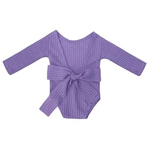Yumech Barboteuse tricotée dos nu pour nouveau-né Pour bébé fille Body pour séance photo - Publicité