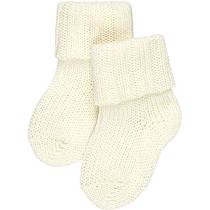 Falke Flausch B SO coton laine unies 1 paire, Chaussettes Mixte bébé, Blanc (Off-White 2040), 80-92 - Publicité