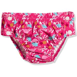 Playshoes UV-Schutz Windelhose Flamingo zum Knöpfen Couche Culotte De Bain, Turquoise (Türkis 15), 74 Bébé Fille - Publicité