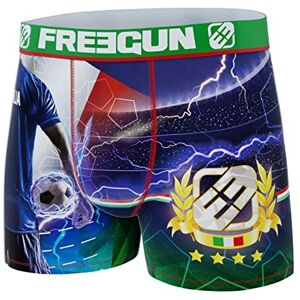 FREEGUN Boxer Garçon en Microfibre Football Pays (12-14 Ans, Italy) - Publicité