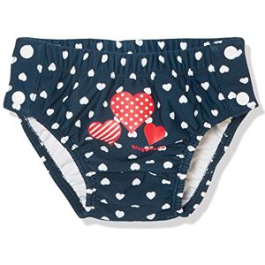 Playshoes UV-Schutz Windelhose Herzen zum Knöpfen Couche Culotte De Bain, Bleu (Marine 11), 86/92 Bébé Fille - Publicité