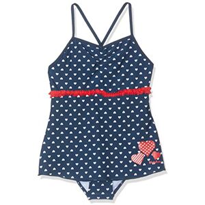 Playshoes Maillot de Bain Anti-UV pièce, Coeur avec Jupe, 110/116 Fille - Publicité