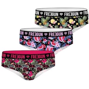 FREEGUN Lot de 3 Boxers Shorties Fille (6-8 Ans, Pack Sun23) - Publicité