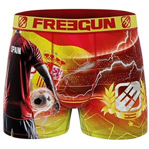 FREEGUN Boxer Garçon en Microfibre Football Pays (14-16 Ans, Spain) - Publicité