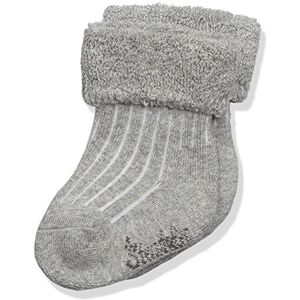 Sterntaler Mixte bébé Calzini Bebé Uni Chaussettes, Gris (Silber Melange 542), 0 mois EU - Publicité