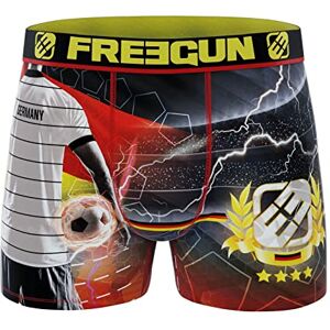 FREEGUN Boxer Garçon en Microfibre Football Pays ((6-8 Ans, Germany) - Publicité