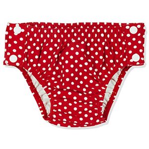 Playshoes UV-Schutz Windelhose Punkte Zum Knöpfen Couche Culotte De Bain, Rouge (Rot 8), 62 (Taille Fabricant: 62/68) Bébé Fille - Publicité