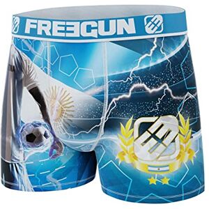 FREEGUN Boxer Garçon en Microfibre Football Pays (14-16 Ans, Argentine) - Publicité