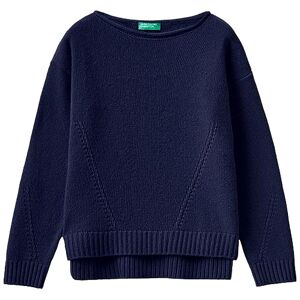 United Colors of Benetton Maillot G/C M/L  Sweater, Blu Scuro 252, 140 cm Filles et Filles - Publicité