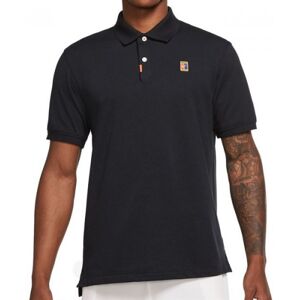 Polo de tennis pour hommes Nike Polo Dri-Fit Heritage Slim2 M - black noir L male - Publicité