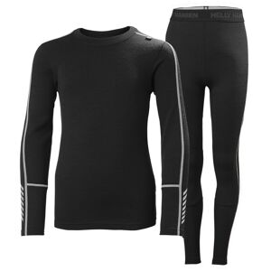 Ensemble sous-maillot + legging en laine de mérinos enfant Helly Hansen Lifa Midweight Noir - Publicité