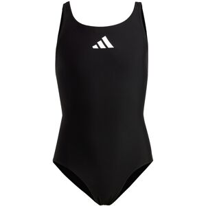 Maillot de bain 1 pièce logo fille adidas Solid Small Noir - Publicité