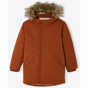 Vertbaudet Parka à capuche doublée sherpa garçon noisette MARRON 10A Garçon - Publicité