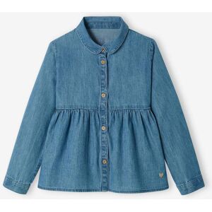 Vertbaudet Chemise en denim léger personnalisable fille stone BLEU 12A Fille - Publicité