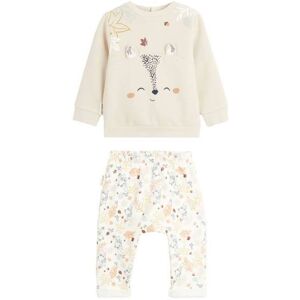 Petit Beguin Ensemble Sweat Et Pantalon En Molleton Bébé Mixte Paolo Beige Naissance - Publicité