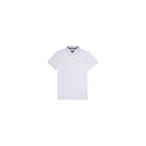 Polo enfant Tommy Hilfiger HOULIA Blanc 8 ans,10 ans,12 ans,14 ans,16 ans garcons - Publicité