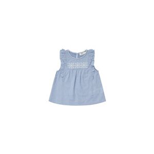 Blouses Cyrillus FRANCINE Bleu 4 ans,6 ans filles - Publicité