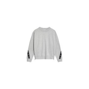 Sweat-shirt enfant Calvin Klein Jeans IG0IG00687-PZ2 Gris 10 ans filles - Publicité