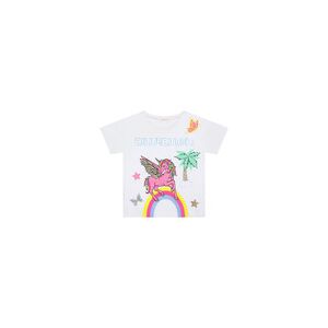 T-shirt enfant Billieblush U15B02-10P Blanc 12 ans filles - Publicité