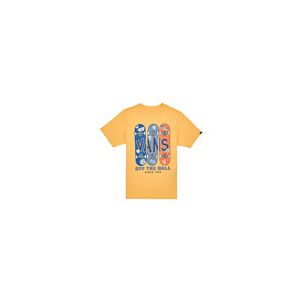 T-shirt enfant Vans BOARDVIEW SS Jaune 16 ans filles - Publicité