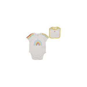 Bodys adidas I 3S GIFT SET Blanc 3 / 6 mois,6 / 9 mois,9 / 12 mois,0 / 3 mois filles - Publicité