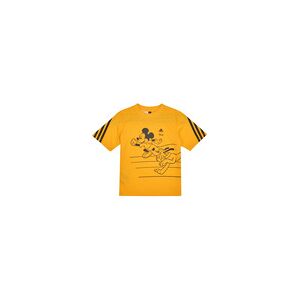 T-shirt enfant adidas LK DY MM T Jaune 9 / 10 ans garcons - Publicité
