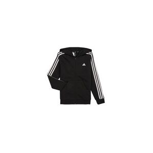 Sweat-shirt enfant adidas 3S FL FZ HOOD Noir 7 / 8 ans filles - Publicité