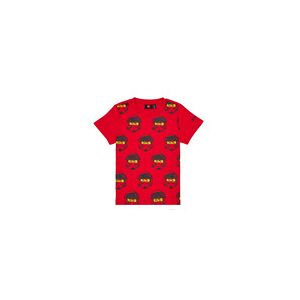 T-shirt enfant LEGO Wear LWTAYLOR 611 - T-SHIRT S/S Rouge 104 cm,122 cm,128 cm,134 cm,140 cm garcons - Publicité